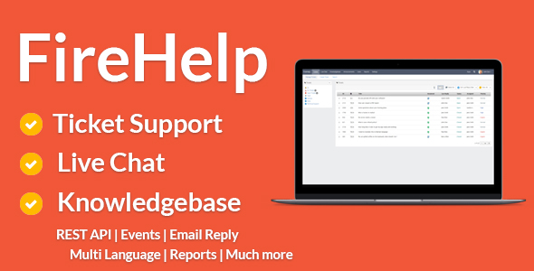 FireHelp v1.0.1 - Tickets, Live Chat and Knowledgebase