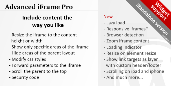 Advanced iFrame Pro v7.5.1