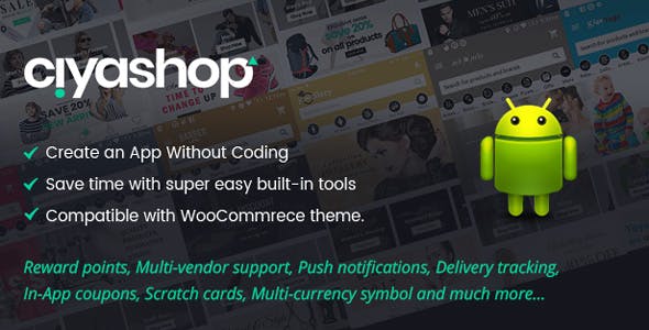 CiyaShop v1.2.0 - Native Android Application based on WooCommerce