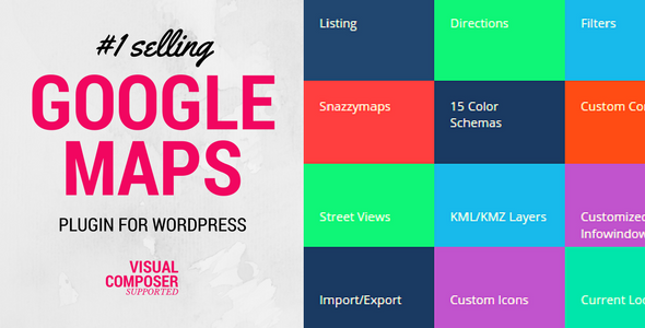 Advanced Google Maps Plugin for Wordpress v5.0.9