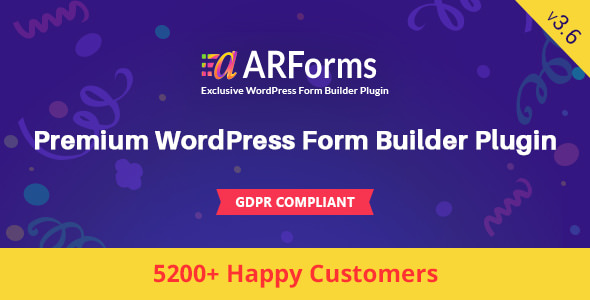 ARForms v3.6.1 - Wordpress Form Builder Plugin
