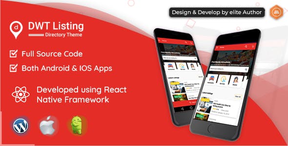 DWT Listing v1.0 - Directory & Listing React Native App