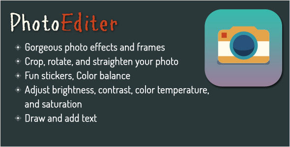 Photo Editor for Android - Using Aviary